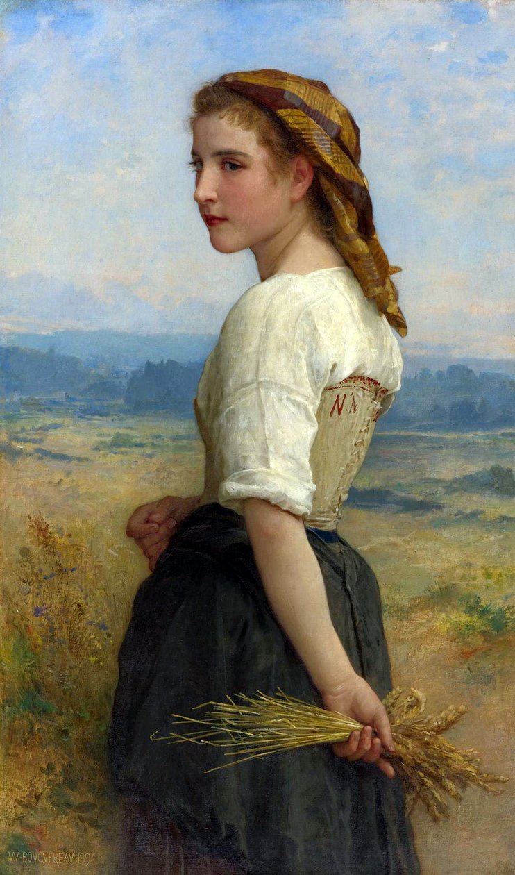 Gleaner (1894) od William Adolphe Bouguereau