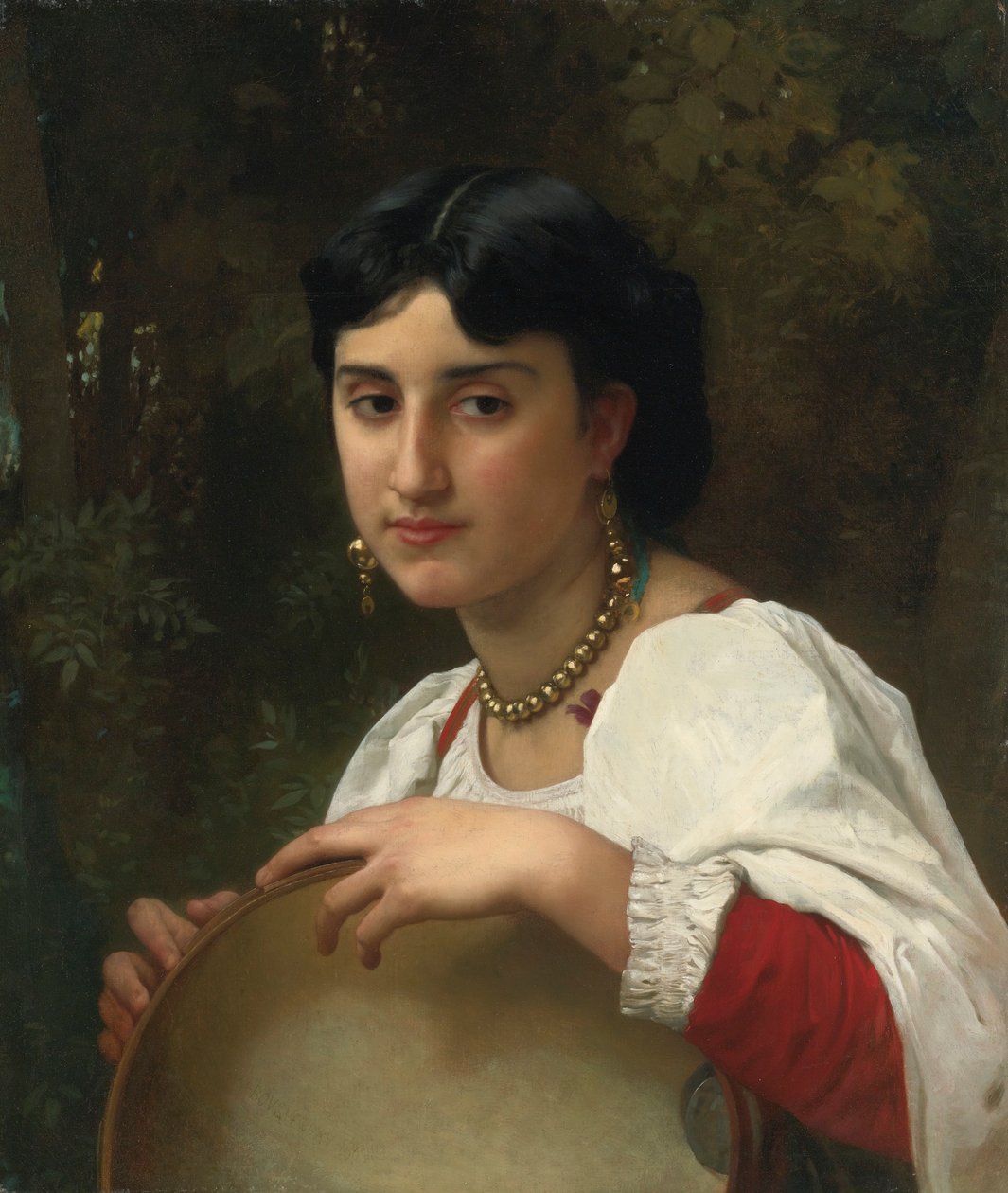 Italská tamburína od William Adolphe Bouguereau