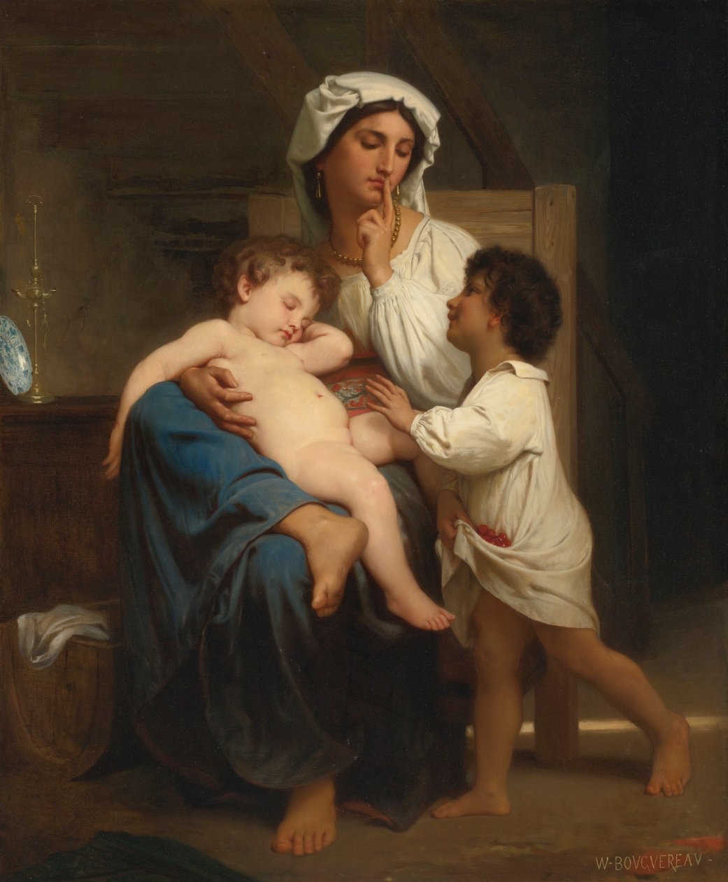 Spánek od William Adolphe Bouguereau