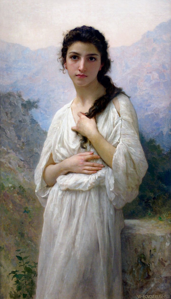 Rozjímání od William Adolphe Bouguereau