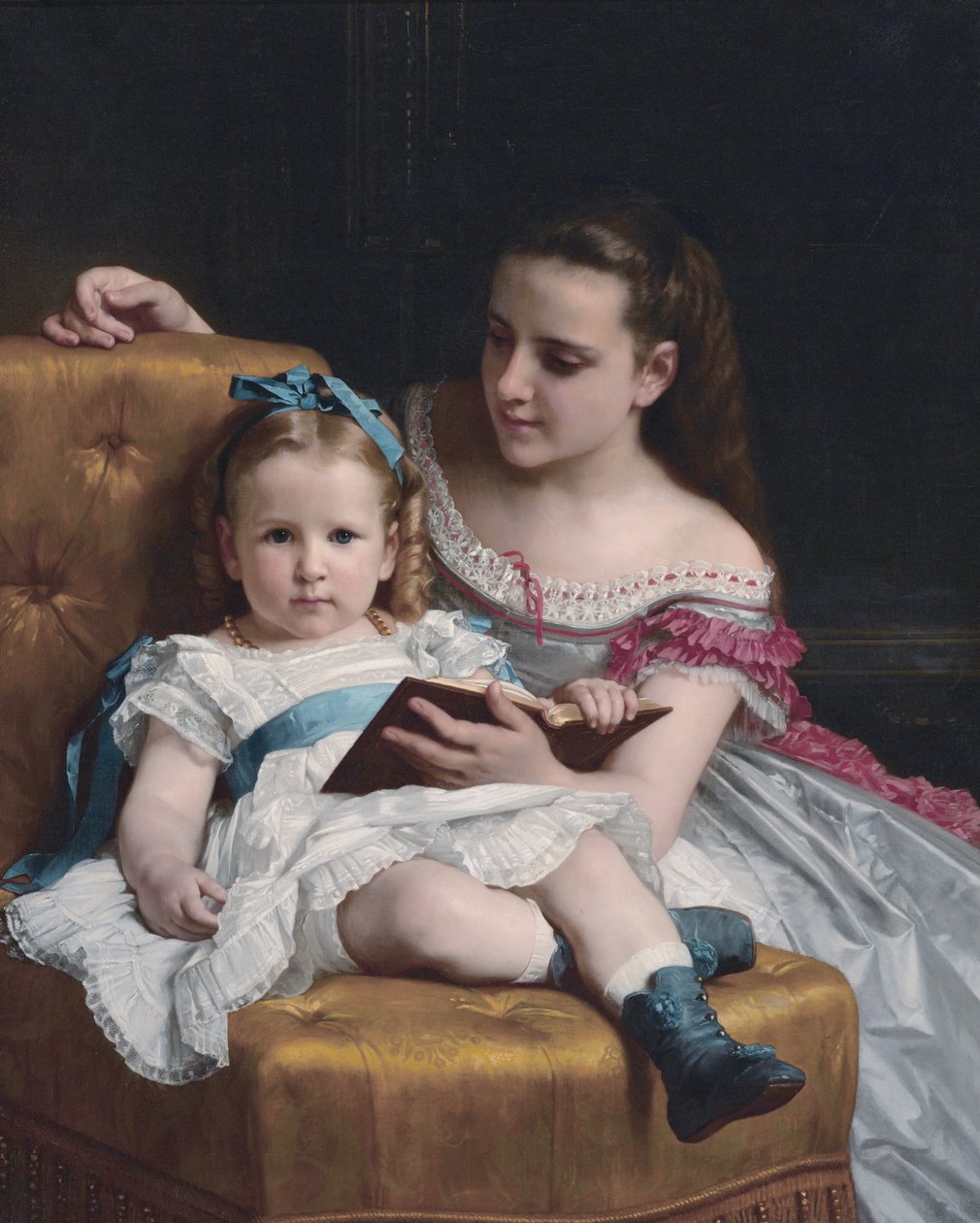 Portrét Evy a Frances Johnstonových od William Adolphe Bouguereau