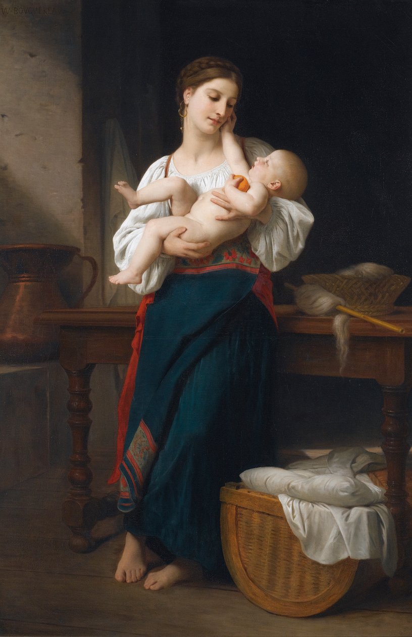 První pohlazení od William Adolphe Bouguereau