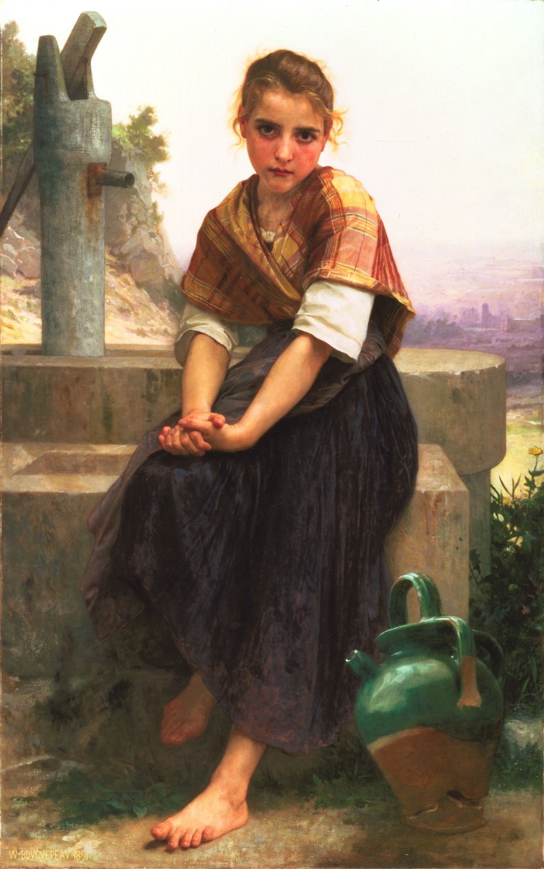 Rozbitý džbán od William Adolphe Bouguereau