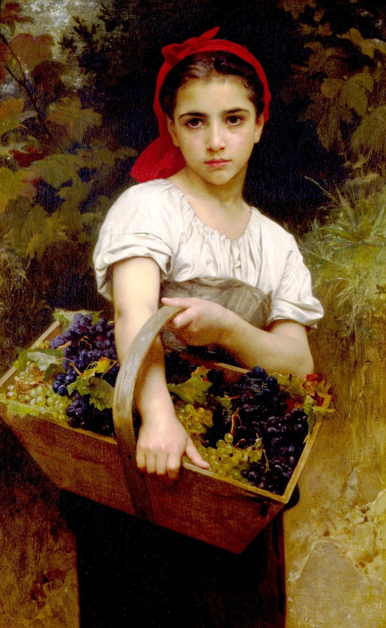 Sběrač hroznů od William Adolphe Bouguereau