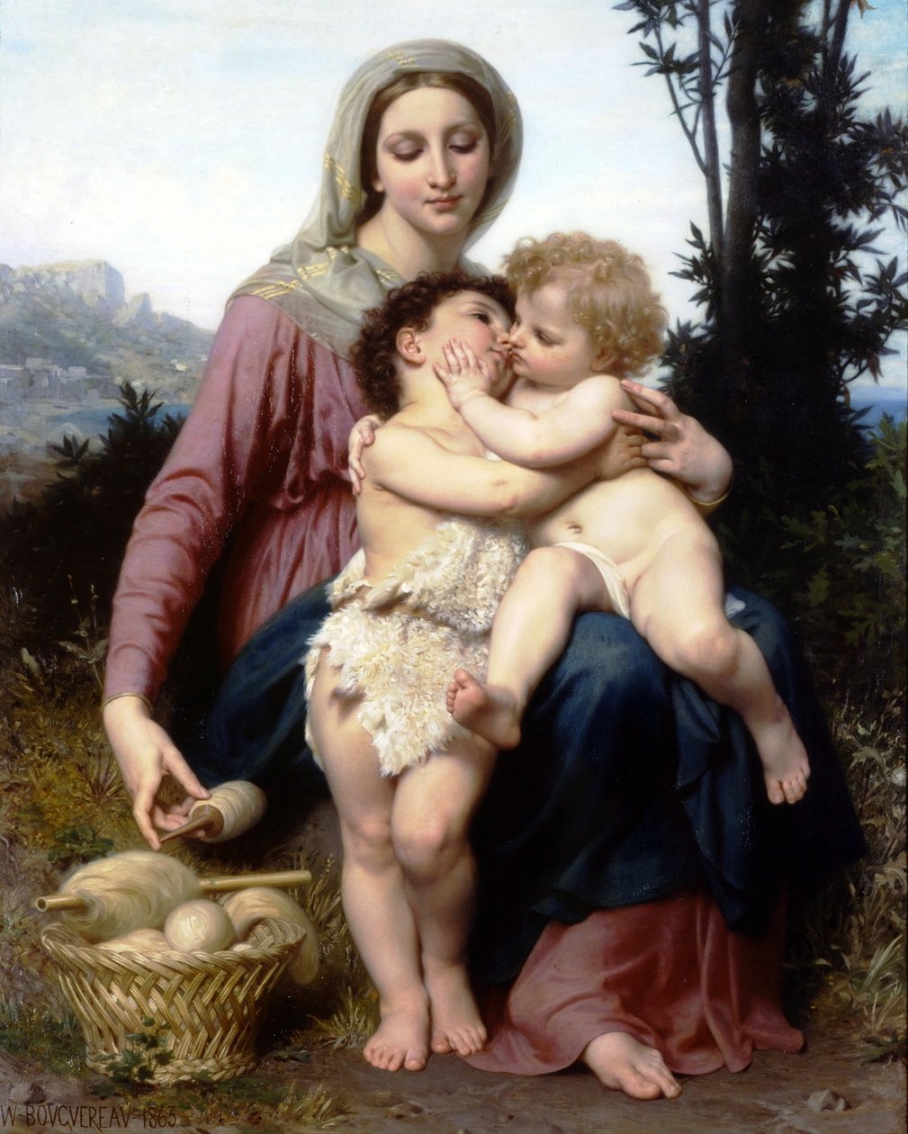 Svatá rodina od William Adolphe Bouguereau