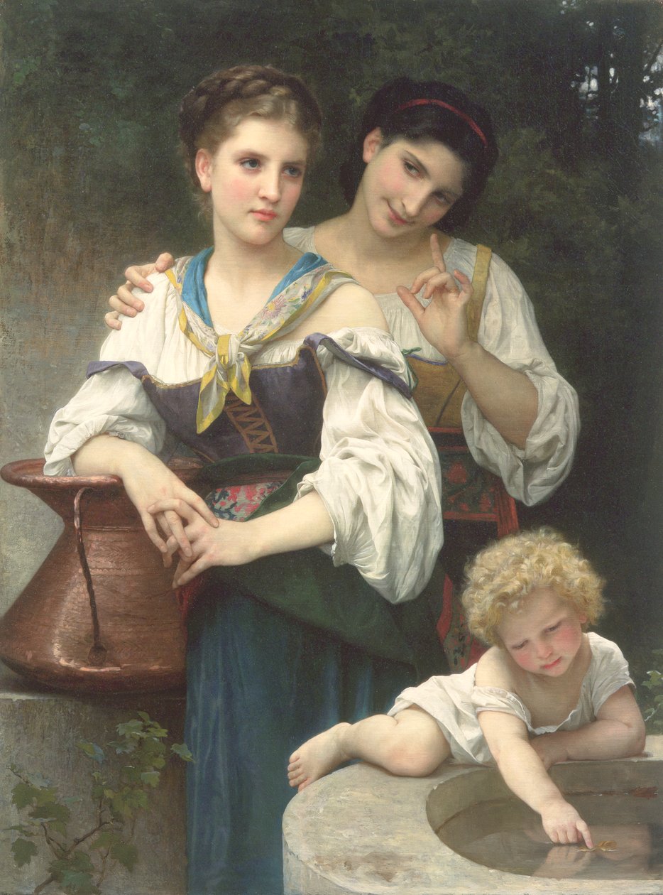 Tajemství od William Adolphe Bouguereau