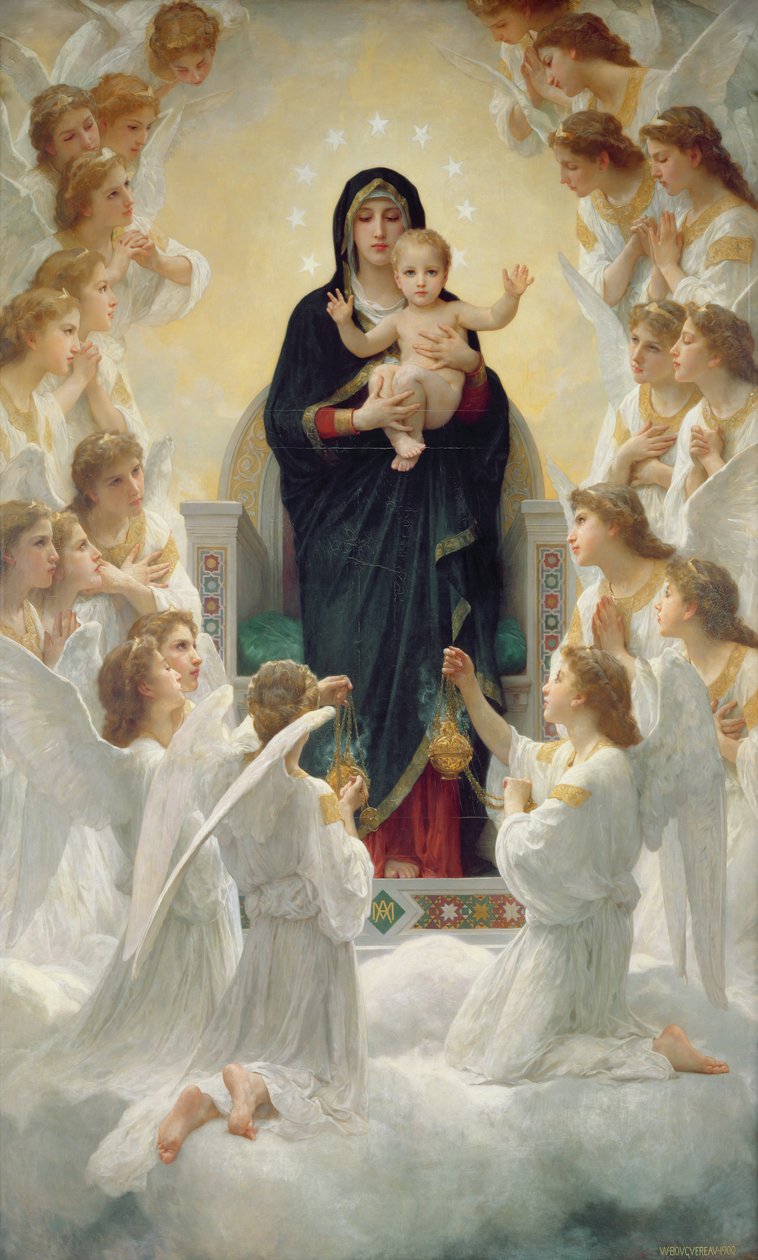 Panna s anděly od William Adolphe Bouguereau