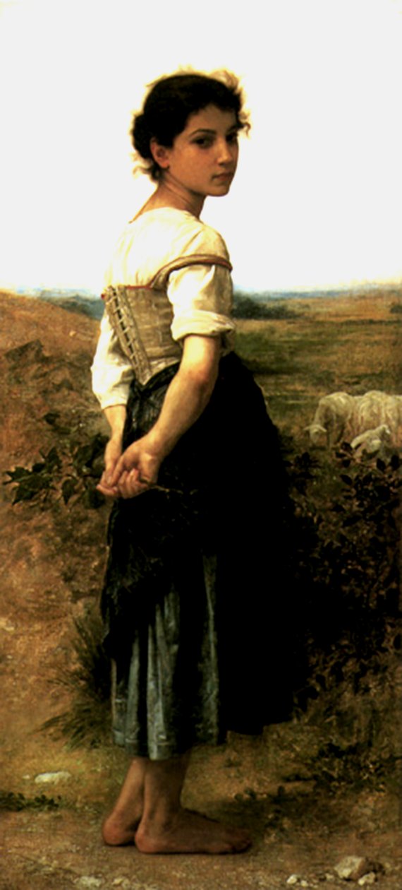 Mladá ovčáka od William Adolphe Bouguereau