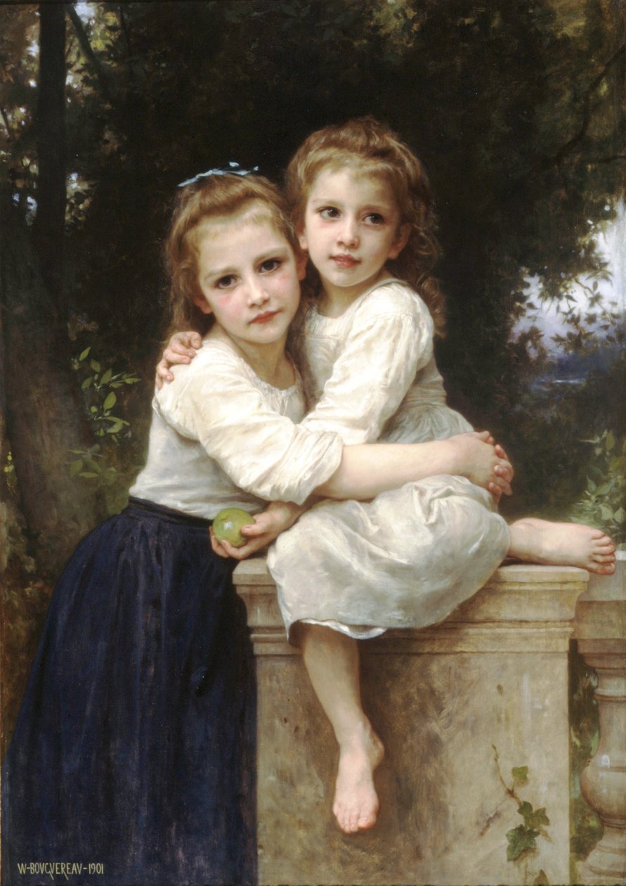 Dvě sestry od William Adolphe Bouguereau