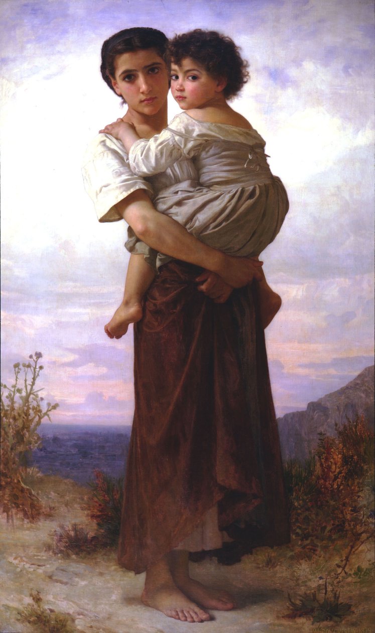 Mladí Cikáni od William Adolphe Bouguereau