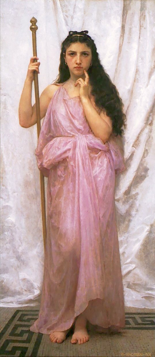 Mladá kněžka od William Adolphe Bouguereau