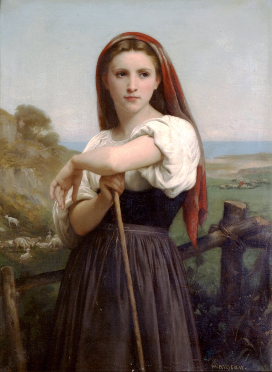 Mladá ovčáka od William Adolphe Bouguereau