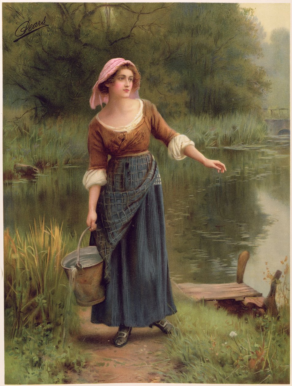 Rustikální kráska z výroční hry Hrušky, 1912 od William Affleck