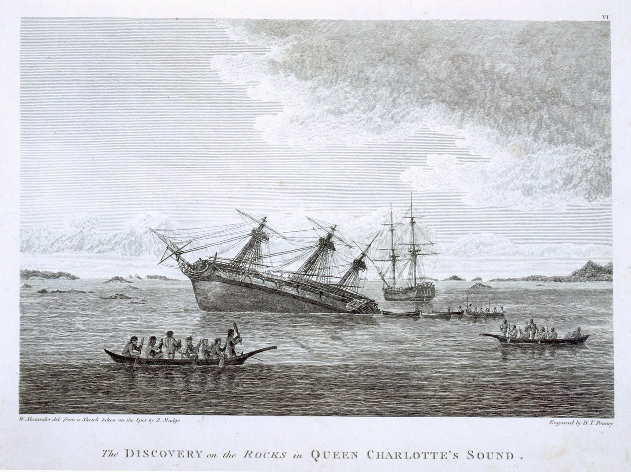 The Discovery on the Rocks in Queen Charlotte