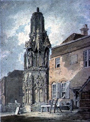Waltham Cross, 1812 (wc na papíře) od William Alexander