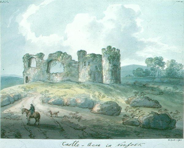 Castle Acre hrad, Norfolk od William Anderson