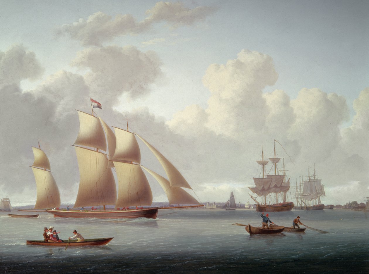 Dutch a další plavidla u Greenwiche od William Anderson