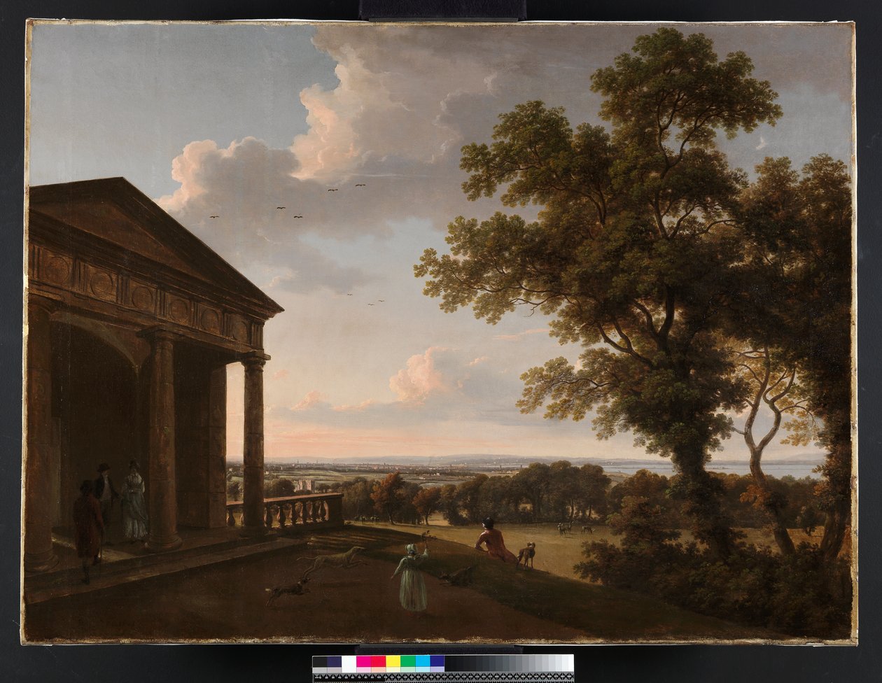 Pohled do parku Mount Merrion, 1804 od William Ashford