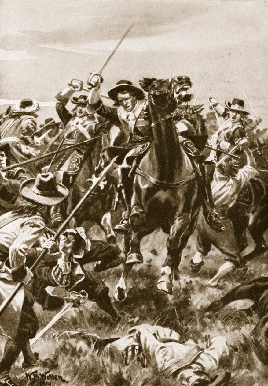 Bitva u Aughrim, 12. července 1691 od William Barnes Wollen