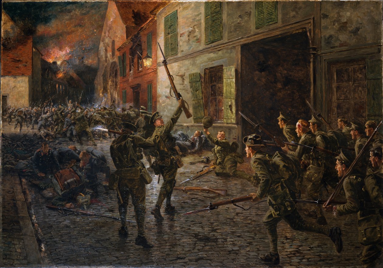Landrecies, 25. srpna 1914, 1915 od William Barnes Wollen