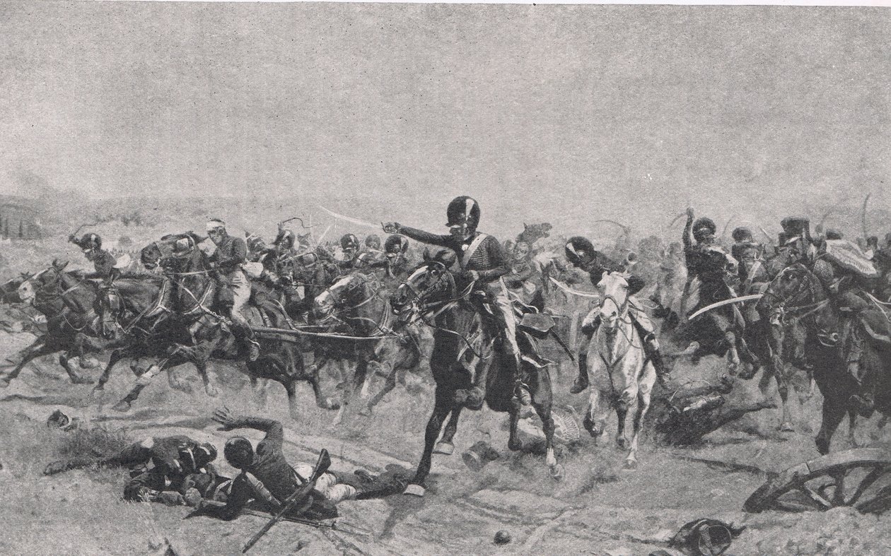 Norman Ramsay ve Fuentes de Onoro, 5. května 1811, ilustrace z 