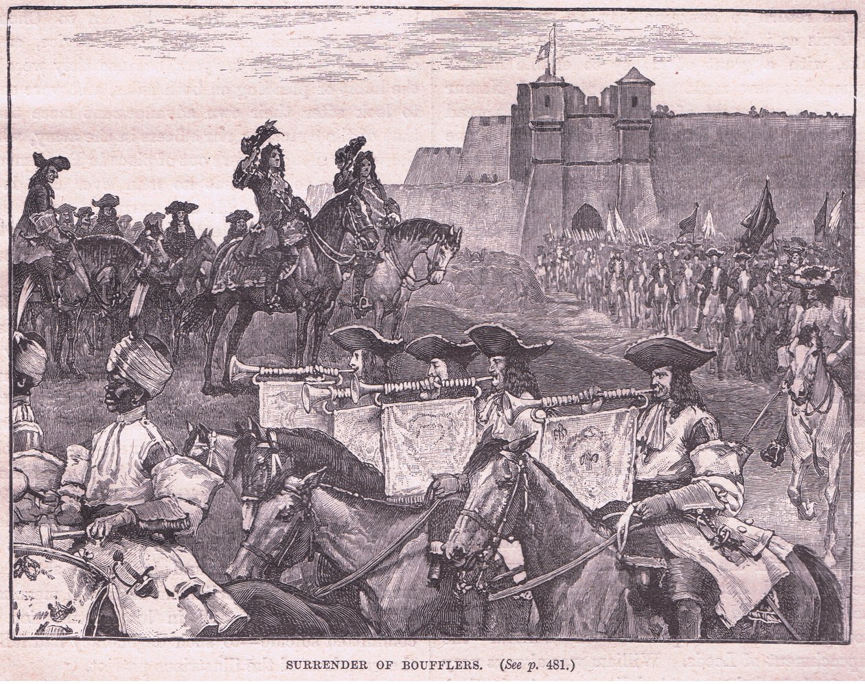 Kapitulace Boufflers AD 1695 od William Barnes Wollen