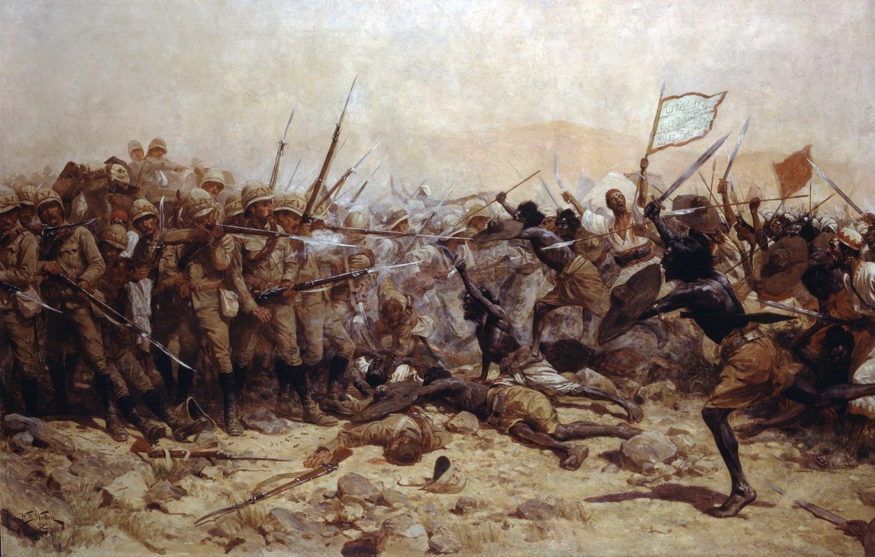 Bitva u Abu Klea, 17. ledna 1885, 1896 od William Barnes Wollen
