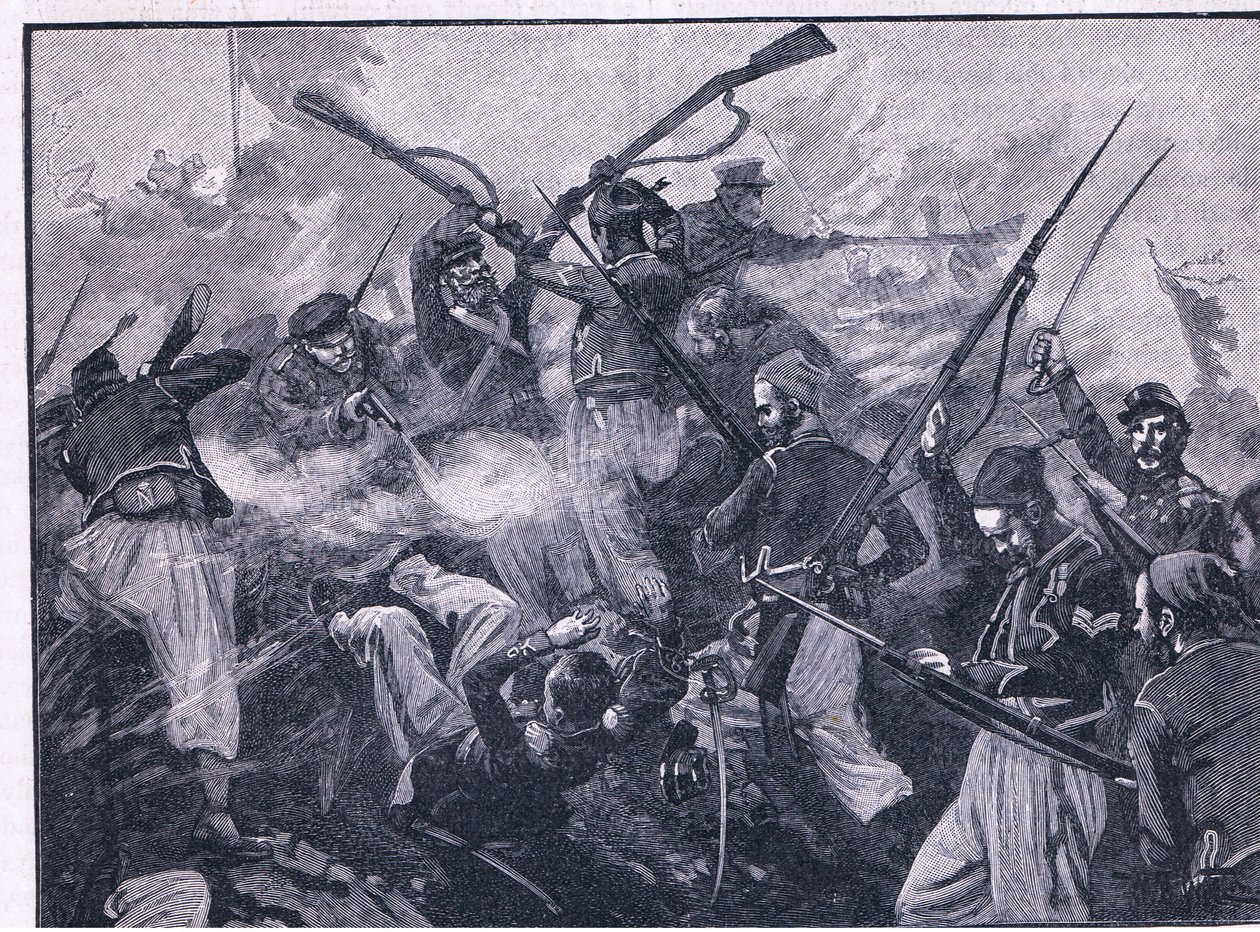 Francouzi v Malakoff 1855 našeho letopočtu od William Barnes Wollen