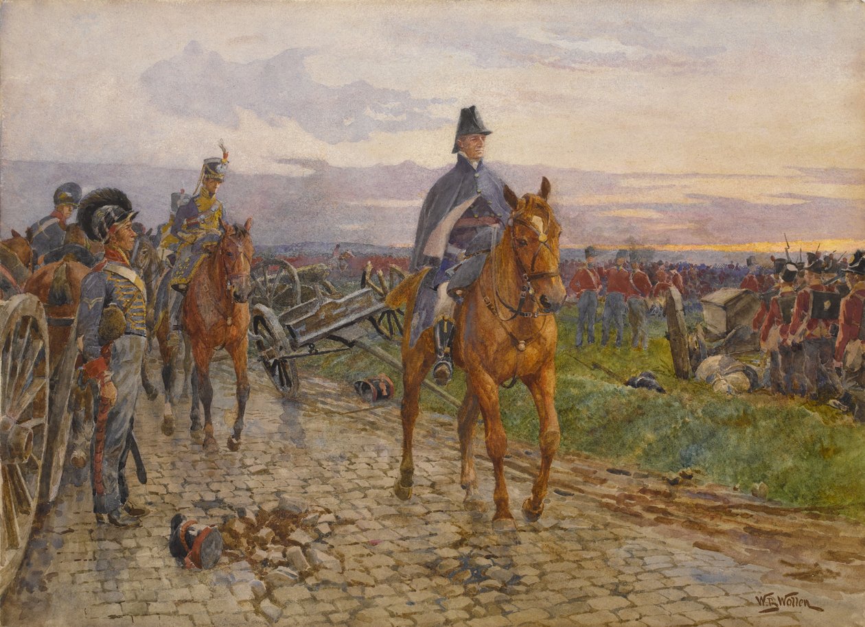 Wellington ve Waterloo, 1815 od William Barnes Wollen