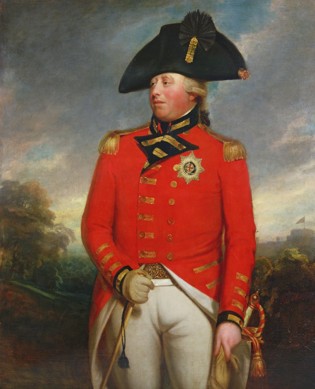 Portrét krále Jiřího III od William Beechey