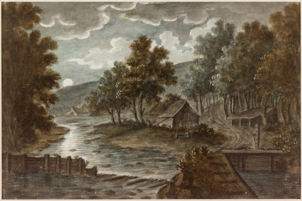 Blackburn poblíž Ravensworth (tužka a akvarel na papíře) od William Beilby