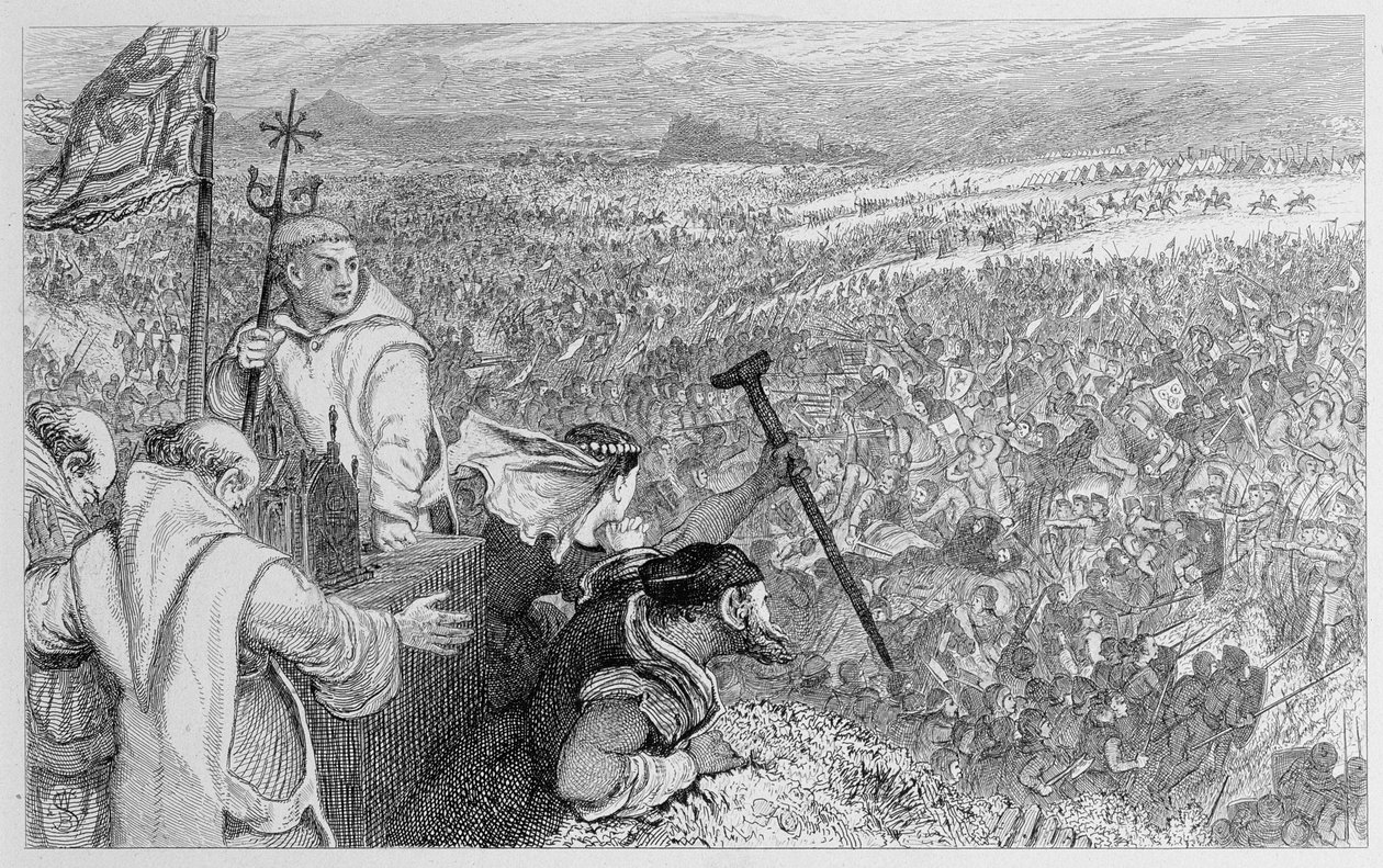 Bruceova adresa v Bannockburn (důkazový lept) od William Bell Scott