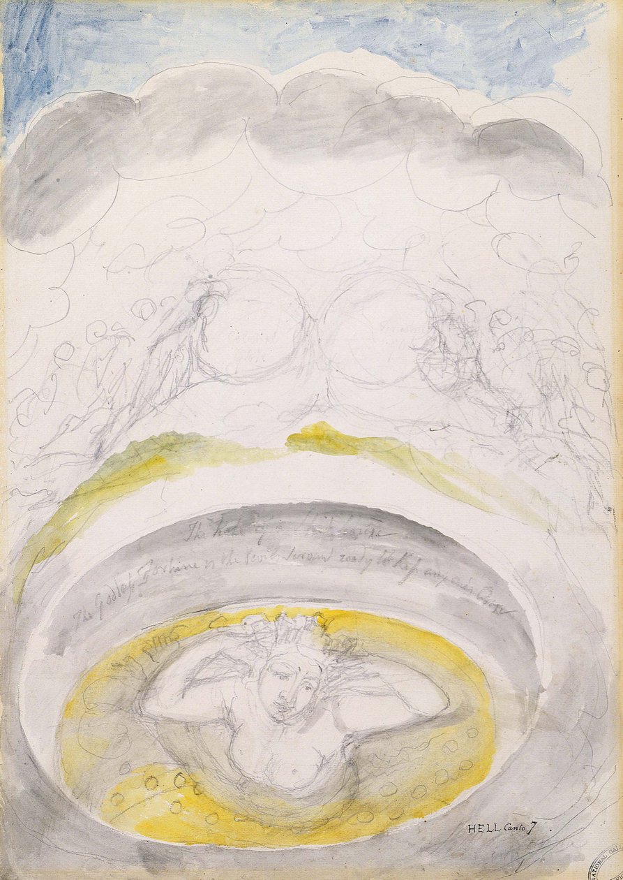  Ilustrace k Dantesově Božské od William Blake