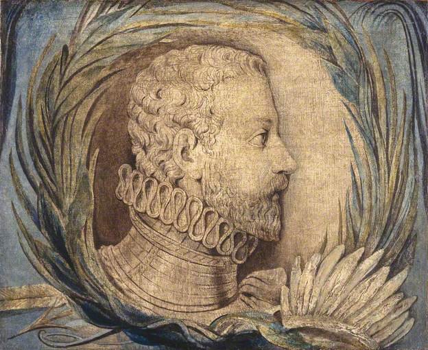 Alonso de Ercilla y Zúñiga od William Blake