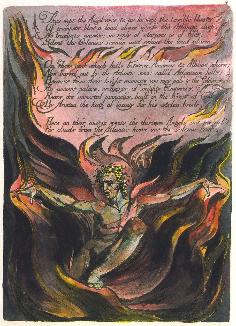 Amerika - proroctví od William Blake