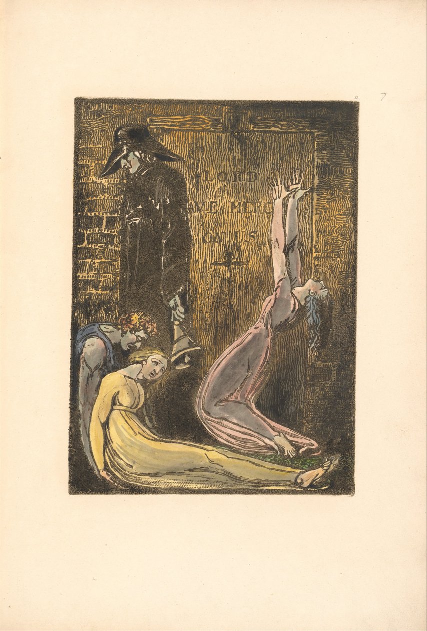 Evropa. Proroctví, talíř 13 Bentley 10 od William Blake
