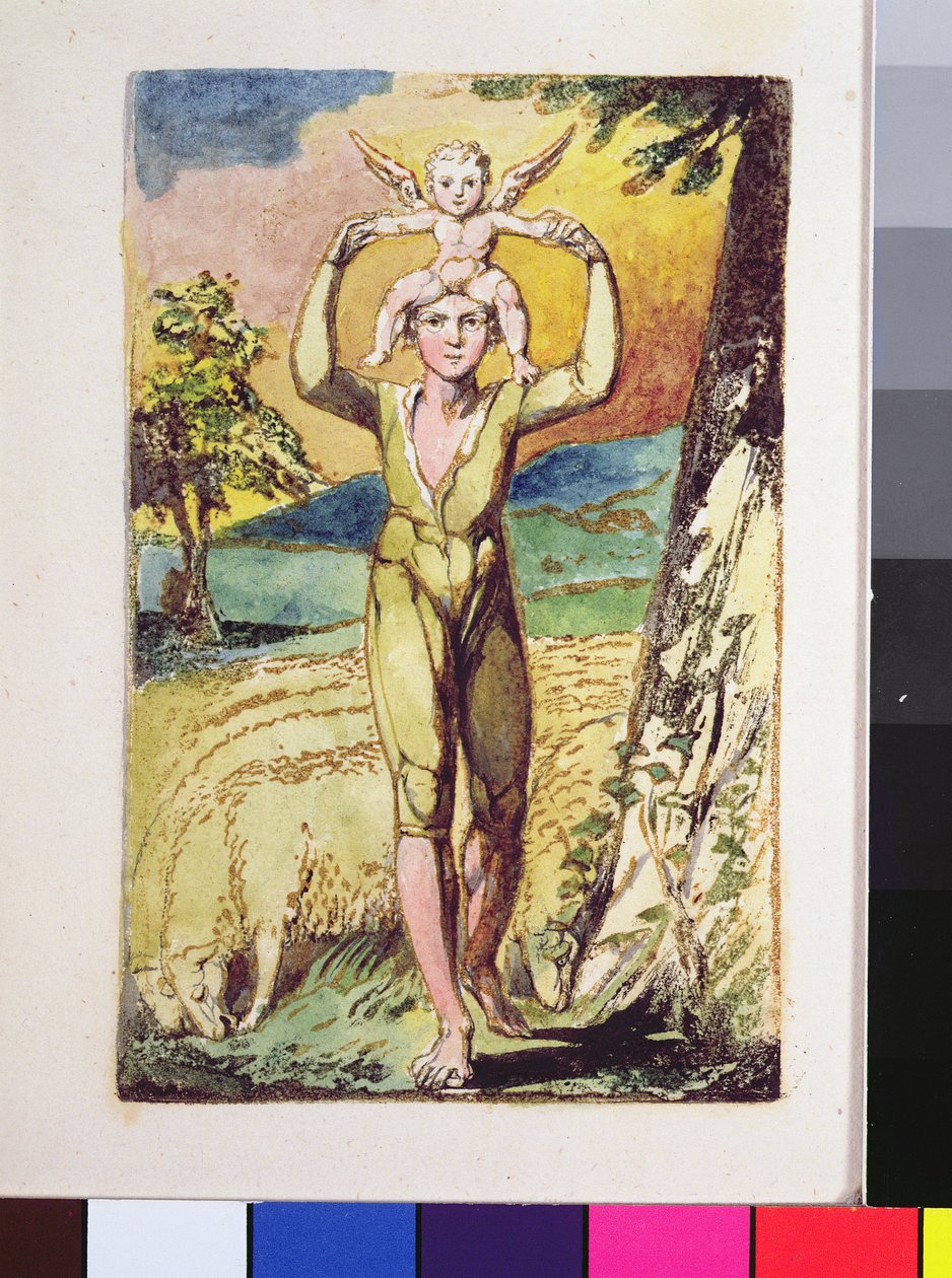 Frontispis, z Songs of Innocence od William Blake