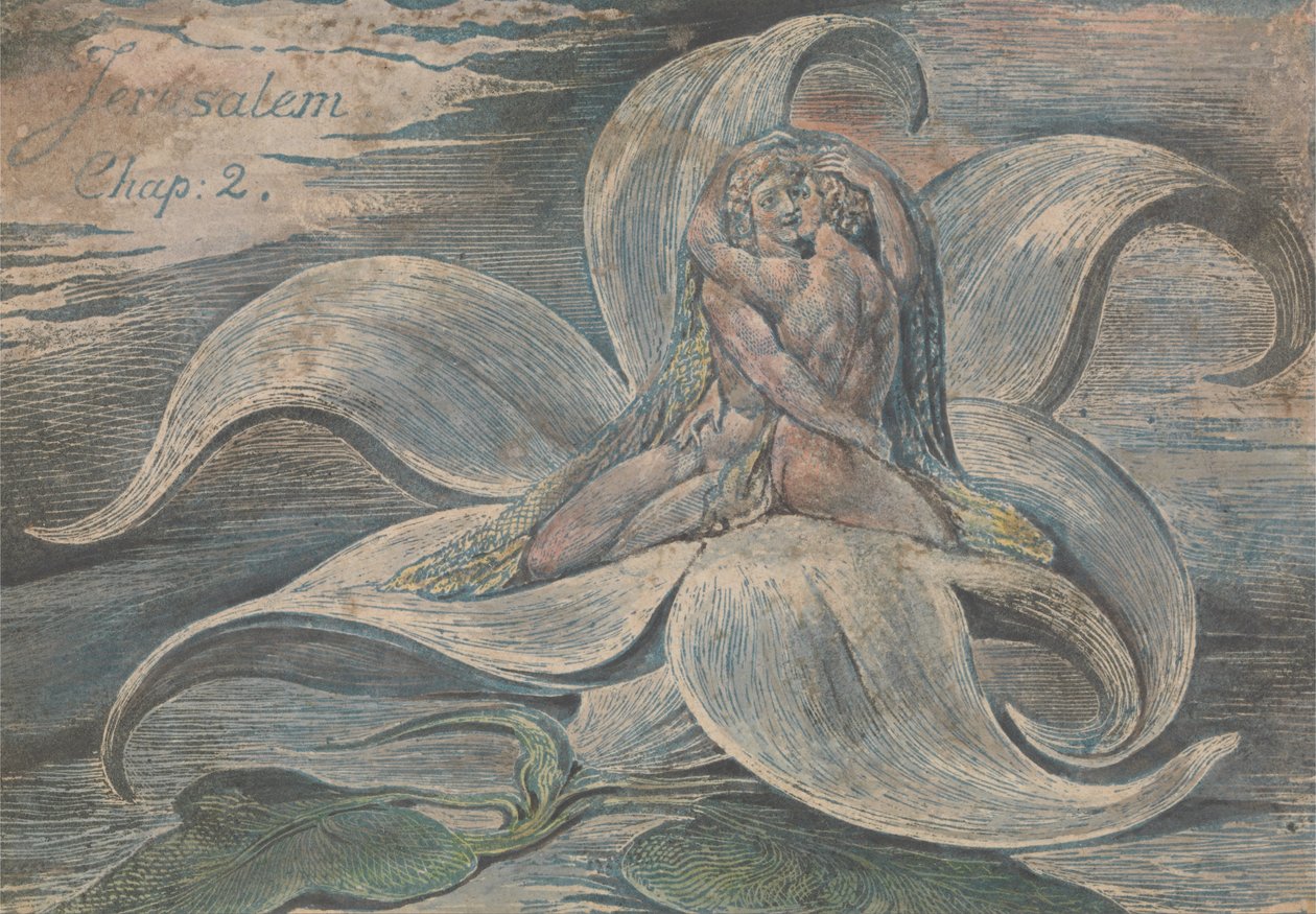 Jeruzalém, deska 28, zkušební otisk od William Blake