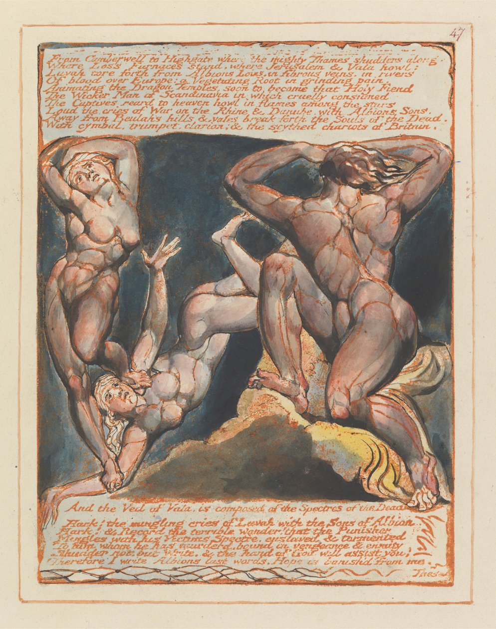 Jeruzalém, talíř 47, od Camberwell po Highgate .... od William Blake