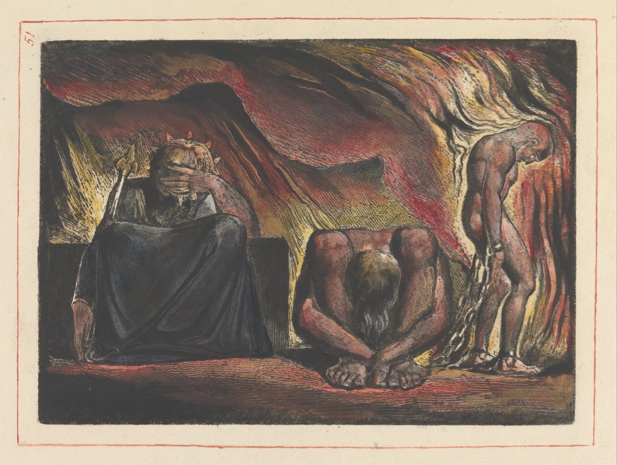Jeruzalém, talíř 51 od William Blake