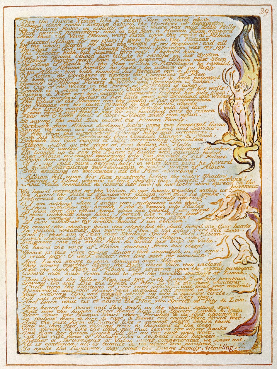 Jeruzalém Emanace Obřího Albionu od William Blake