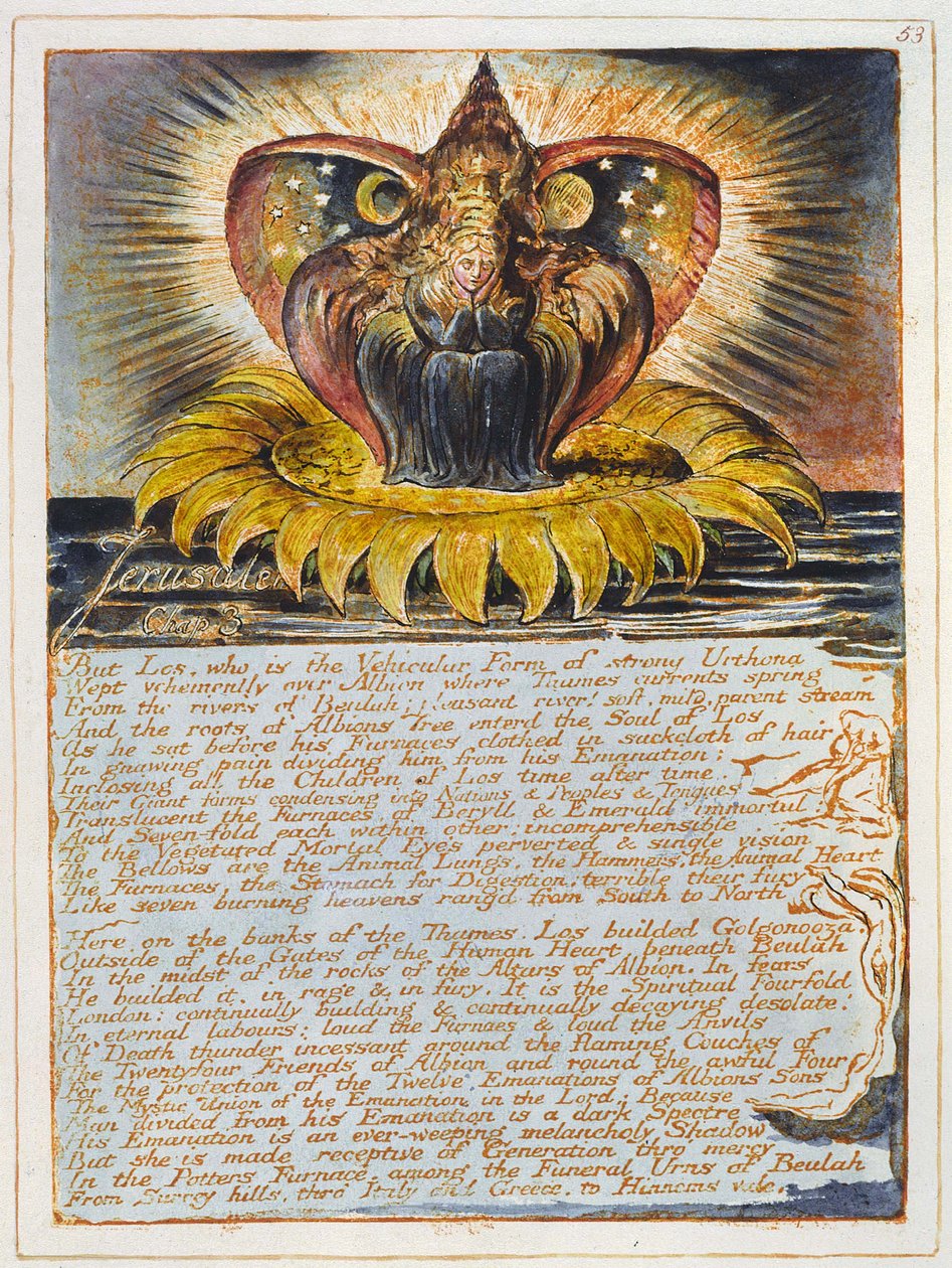 Jeruzalém Emanace Obřího Albionu od William Blake