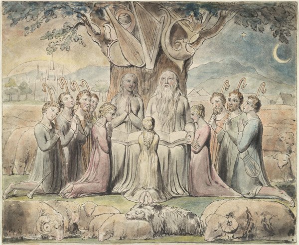 Jobs Evil Dreams od William Blake
