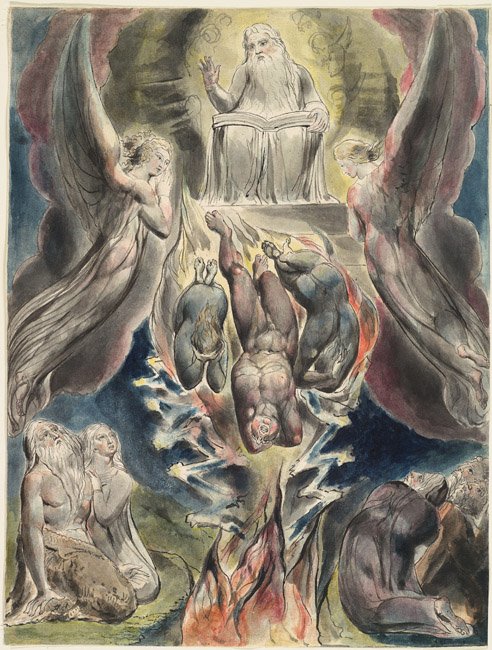Jobs Evil Dreams od William Blake