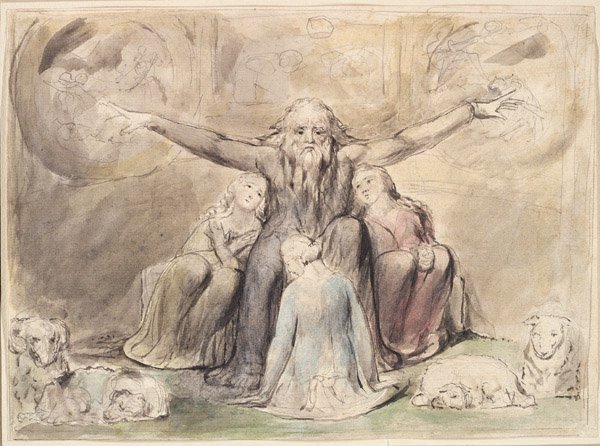 Jobs Evil Dreams od William Blake