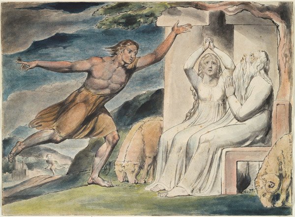 Jobs Evil Dreams od William Blake