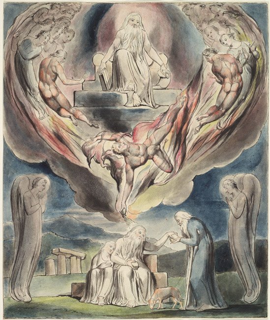 Jobs Evil Dreams od William Blake