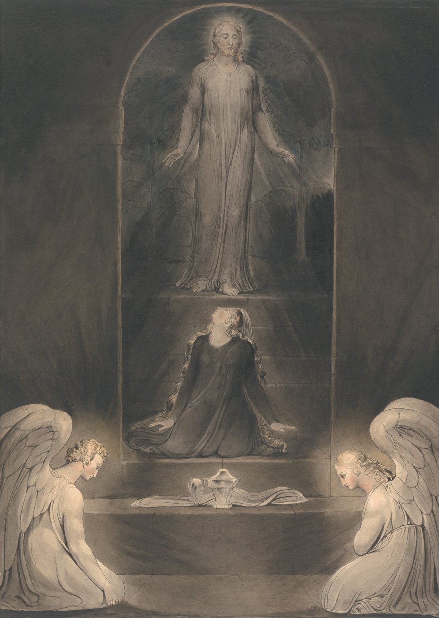 Máří Magdaleny u hrobu od William Blake