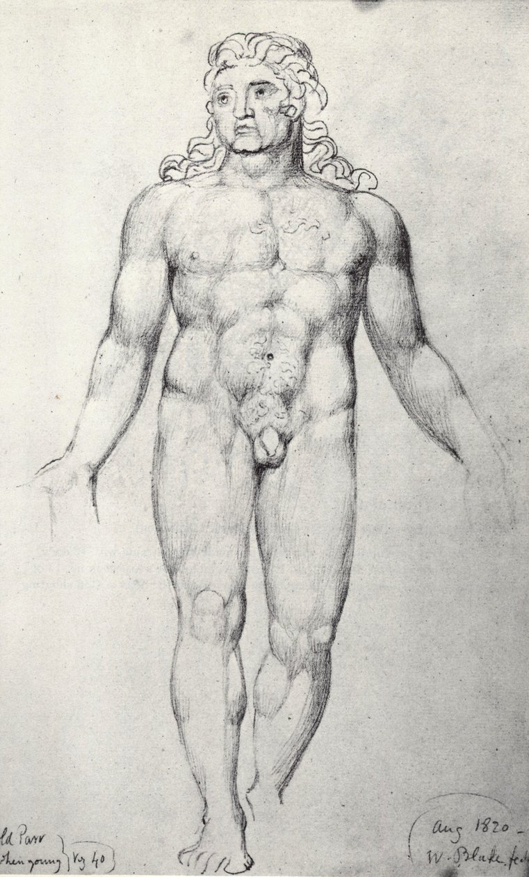 Starý Thomas Parr od William Blake