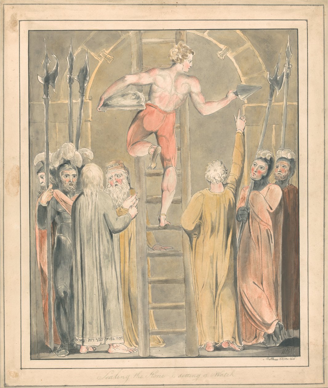 Zapečetění kamene a nastavení hodinek od William Blake